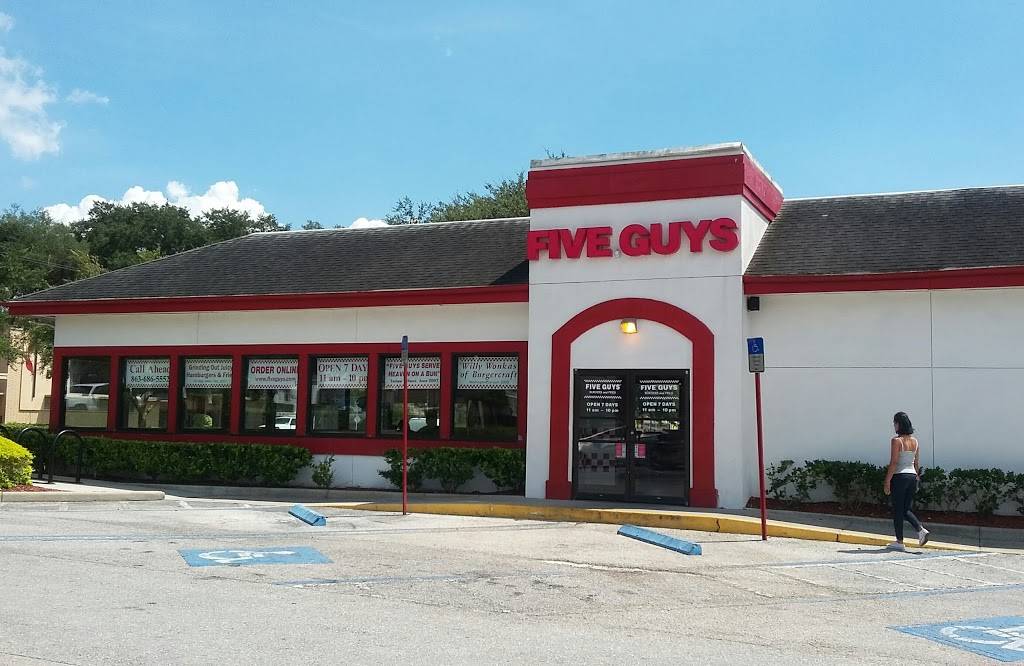 Five Guys | meal takeaway | 2641 Florida Ave S, Lakeland, FL 33803, USA | 8636865552 OR +1 863-686-5552