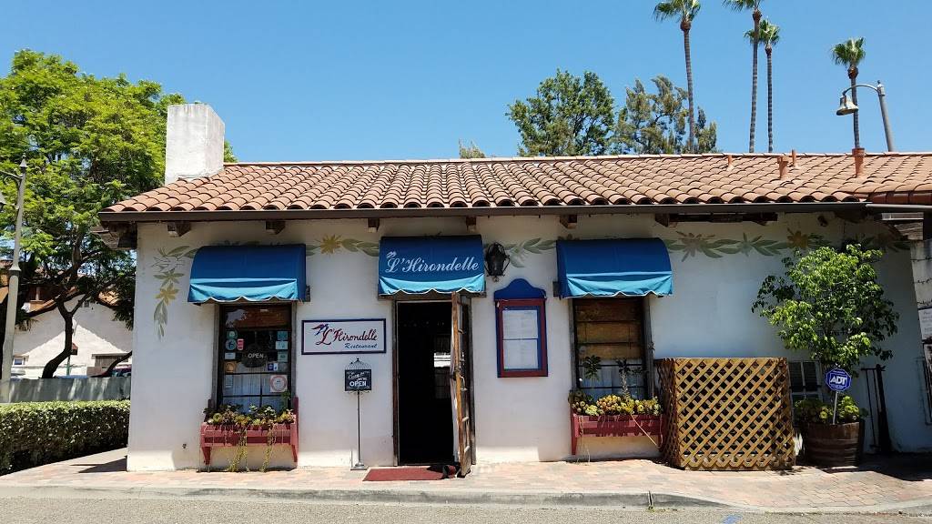 LHirondelle Restaurant | restaurant | 31631 Camino Capistrano, San Juan Capistrano, CA 92675, USA | 9496610425 OR +1 949-661-0425