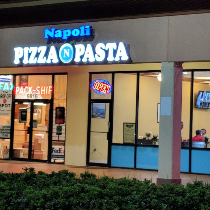 Napoli Pizza N Pasta | restaurant | 981 E Eau Gallie Blvd, Melbourne, FL 32937, USA | 3214255600 OR +1 321-425-5600