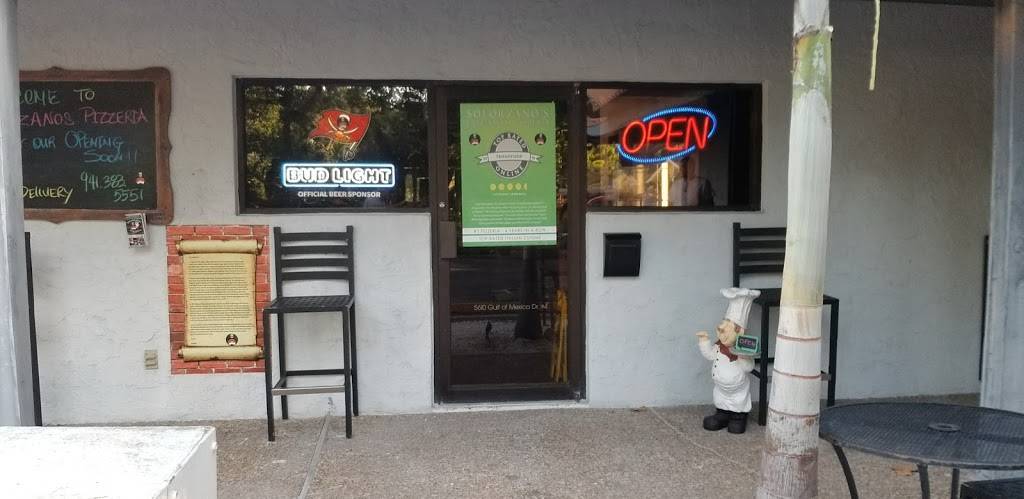 Solorzanos Pizzeria Longboat Key | restaurant | 5610 Gulf of Mexico Dr Unit 4, Longboat Key, FL 34228, USA | 9413835551 OR +1 941-383-5551