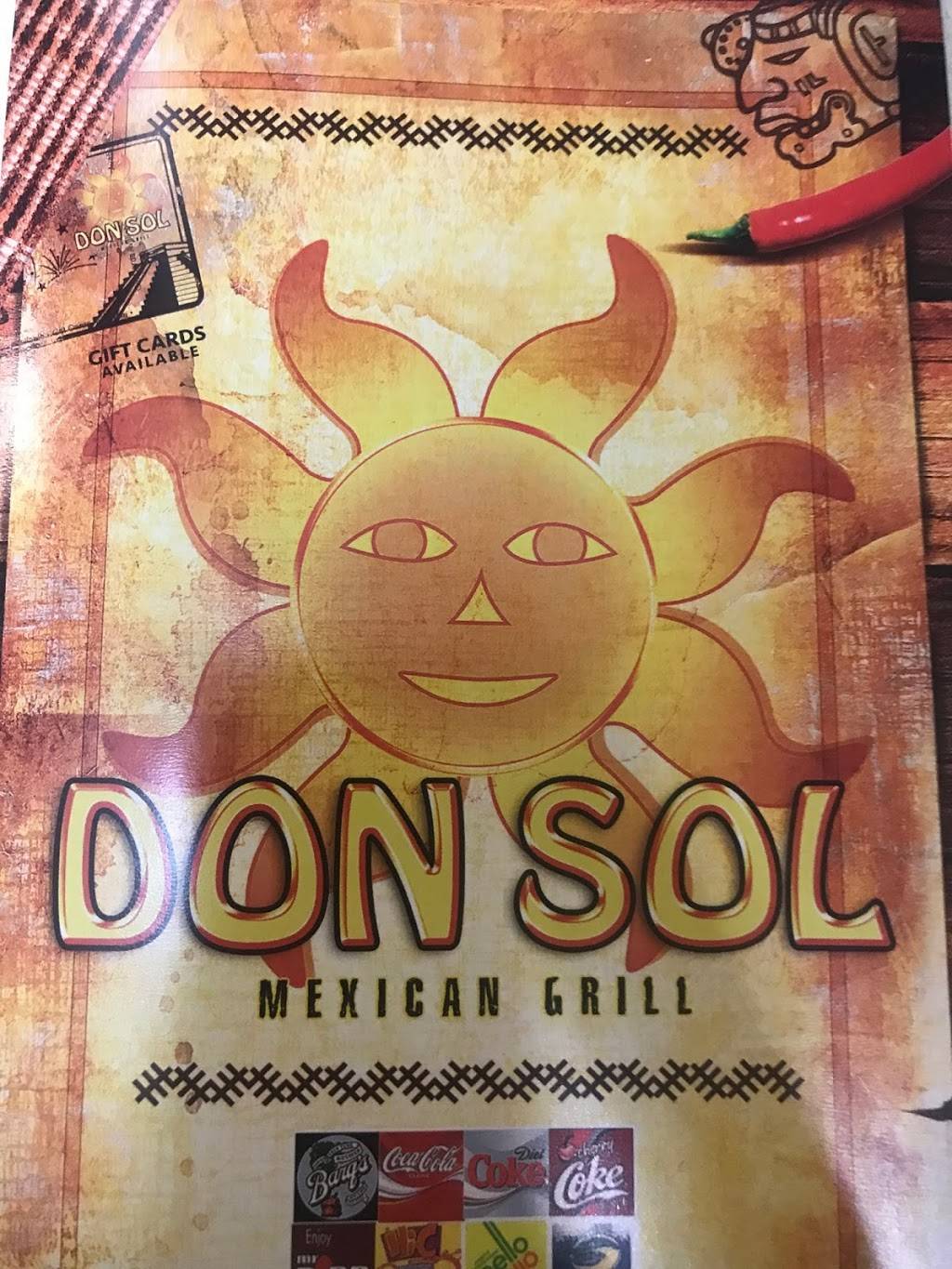 Don Sol Mexican Grill | restaurant | 715 N Giant City Rd, Carbondale, IL 62902, USA | 6183510002 OR +1 618-351-0002