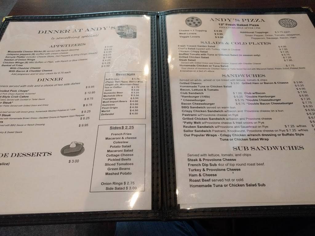 Andys Restaurant | restaurant | 412 England St, Ashland, VA 23005, USA | 8047522990 OR +1 804-752-2990