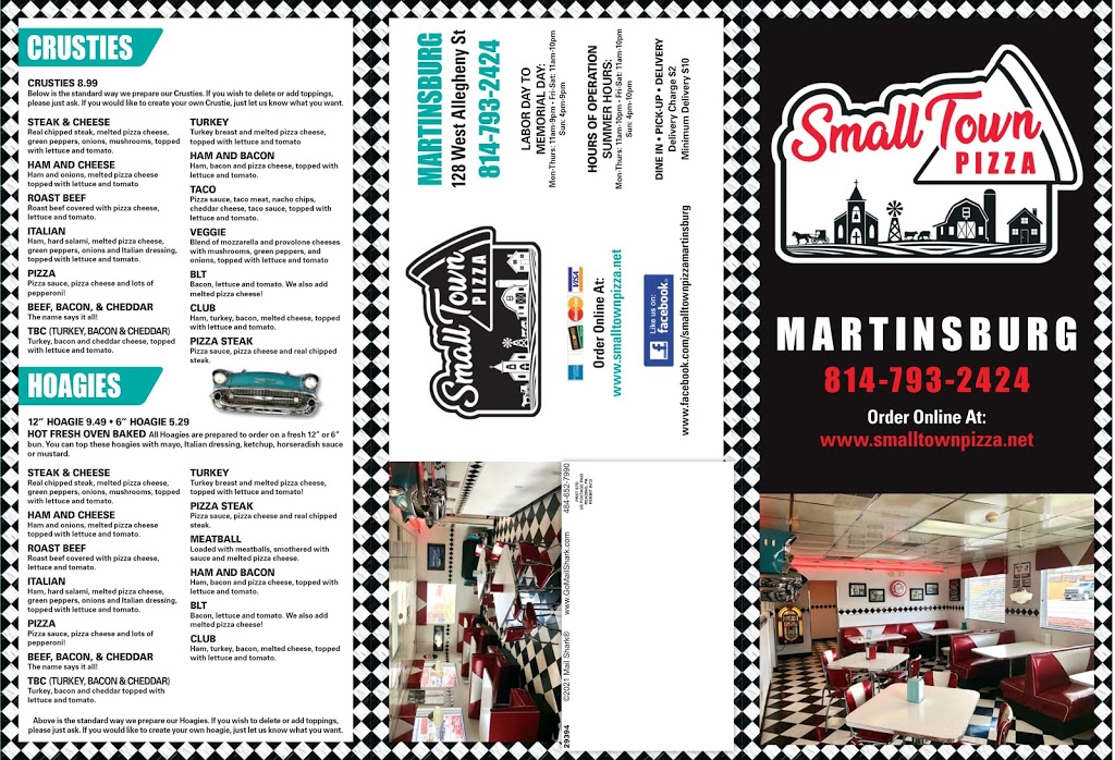 Small Town Pizza | meal delivery | 128 W Allegheny St, Martinsburg, PA 16662, USA | 8147932424 OR +1 814-793-2424