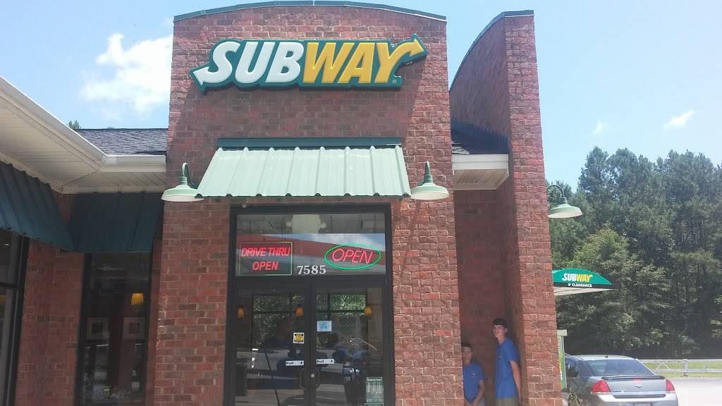 Subway | restaurant | 7585 Myrtle Beach Hwy, Gable, SC 29051, USA | 8034953335 OR +1 803-495-3335