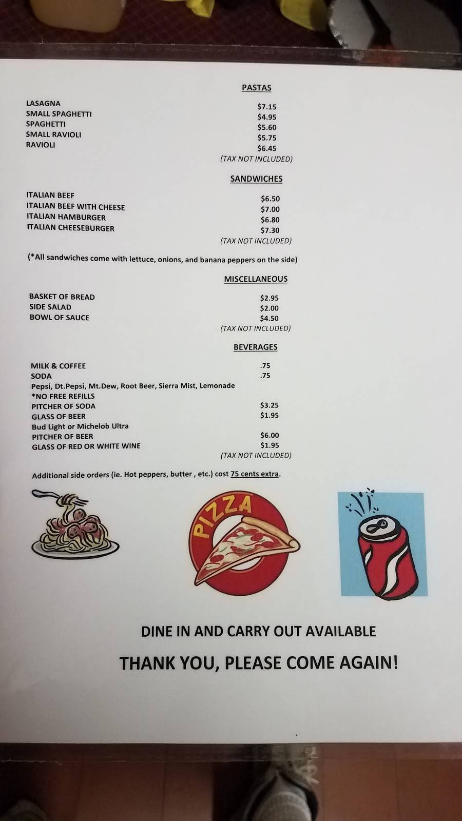 Joes Pizzeria | restaurant | 119 S Peoria Ave, Dixon, IL 61021, USA | 8152883371 OR +1 815-288-3371