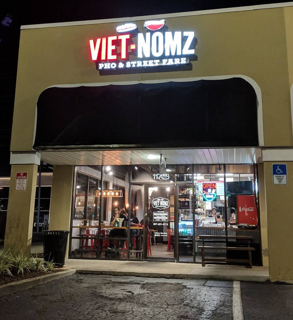 Viet-Nomz Waterford | restaurant | 11798 E Colonial Dr, Orlando, FL 32817, USA | 4076014113 OR +1 407-601-4113