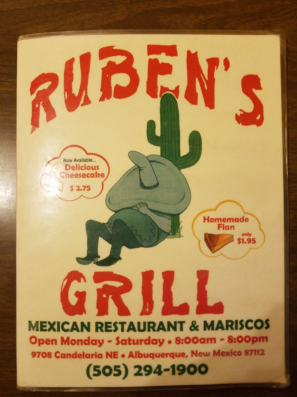 Rubens Grill | restaurant | 9708 Candelaria Rd NE, Albuquerque, NM 87112, USA | 5052941900 OR +1 505-294-1900