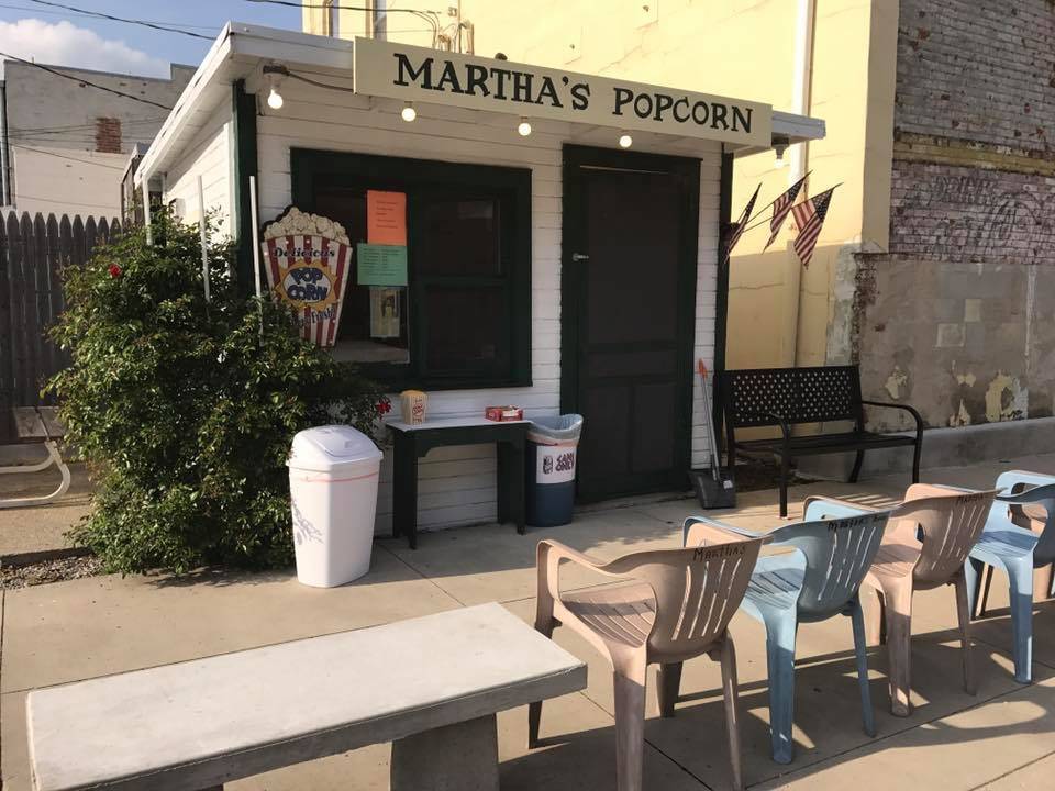Marthas popcorn | restaurant | 2225, 112 W 9th St, Auburn, IN 46706, USA | 2602260517 OR +1 260-226-0517