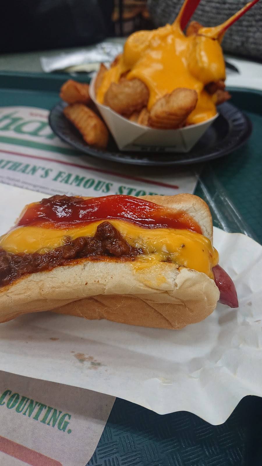 Nathans Famous Hot Dogs | restaurant | 1401 S Kings Hwy, Myrtle Beach, SC 29577, USA | 8437122496 OR +1 843-712-2496