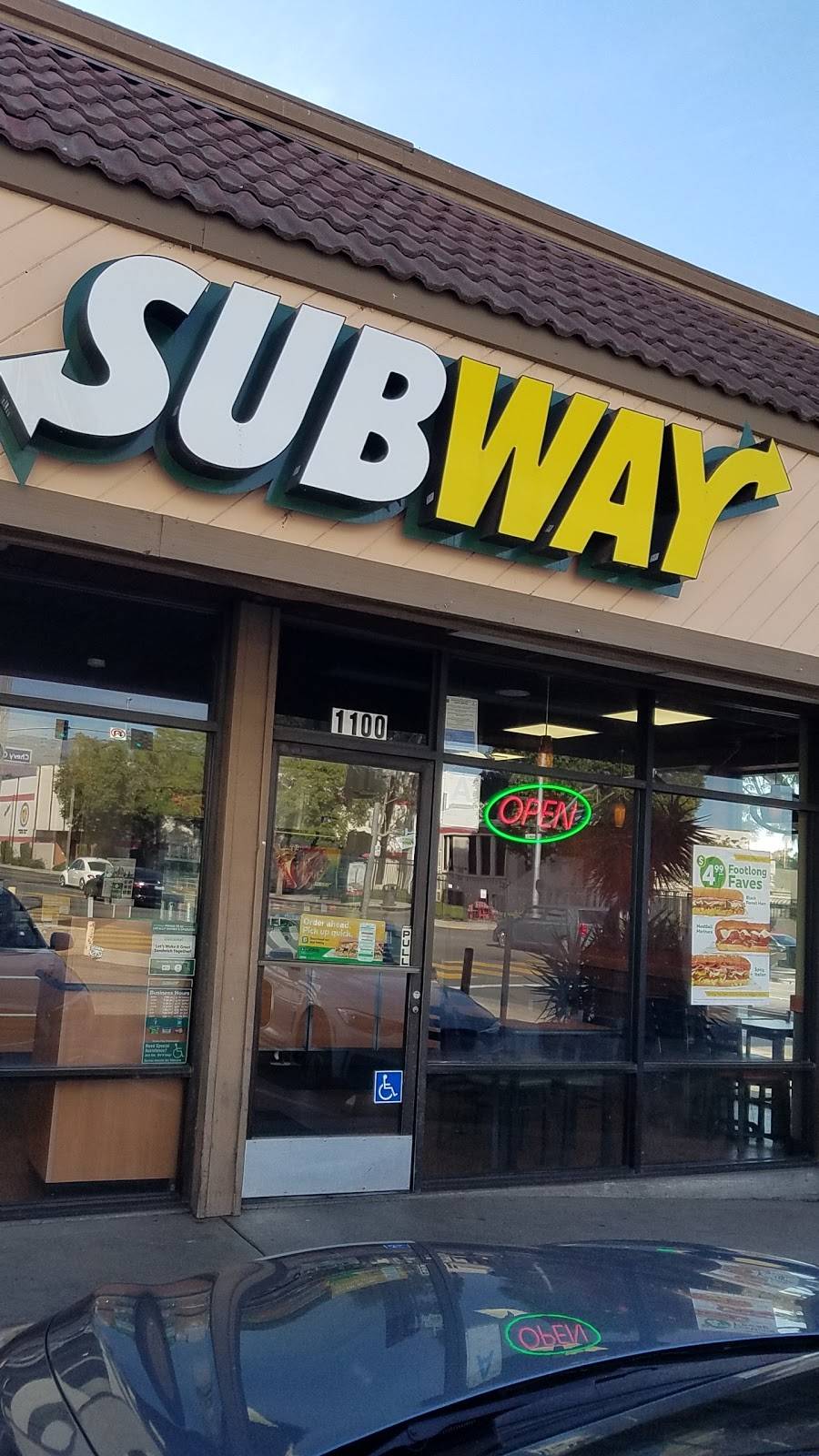 Subway Restaurants | restaurant | 1100 S Glendale Ave, Glendale, CA 91204, USA | 8182412797 OR +1 818-241-2797