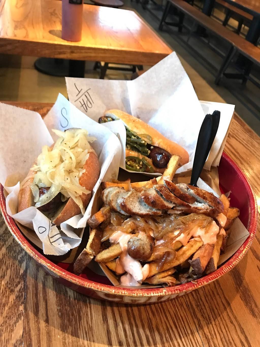 Wursthaus | restaurant | 305 E 4th St #106, Santa Ana, CA 92701, USA | 7147604333 OR +1 714-760-4333