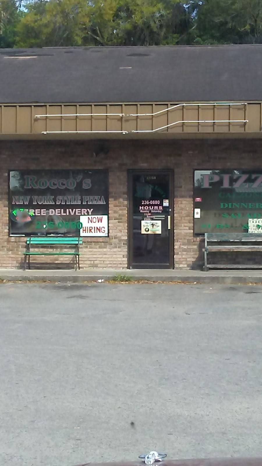 Roccos New York Style Pizza | restaurant | 11388 E Hwy 316, Fort McCoy, FL 32134, USA | 3522360880 OR +1 352-236-0880