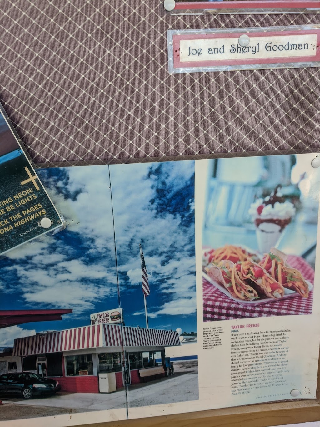 Pima Taylor Freeze | meal takeaway | 225 W Center St, Pima, AZ 85543, USA | 9284852661 OR +1 928-485-2661