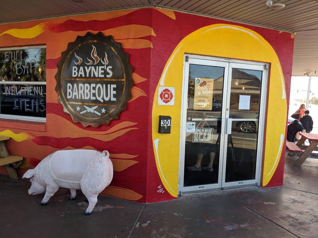 Baynes Barbeque | restaurant | 3650, 301 Moody Blvd, Flagler Beach, FL 32136, USA | 3863383300 OR +1 386-338-3300
