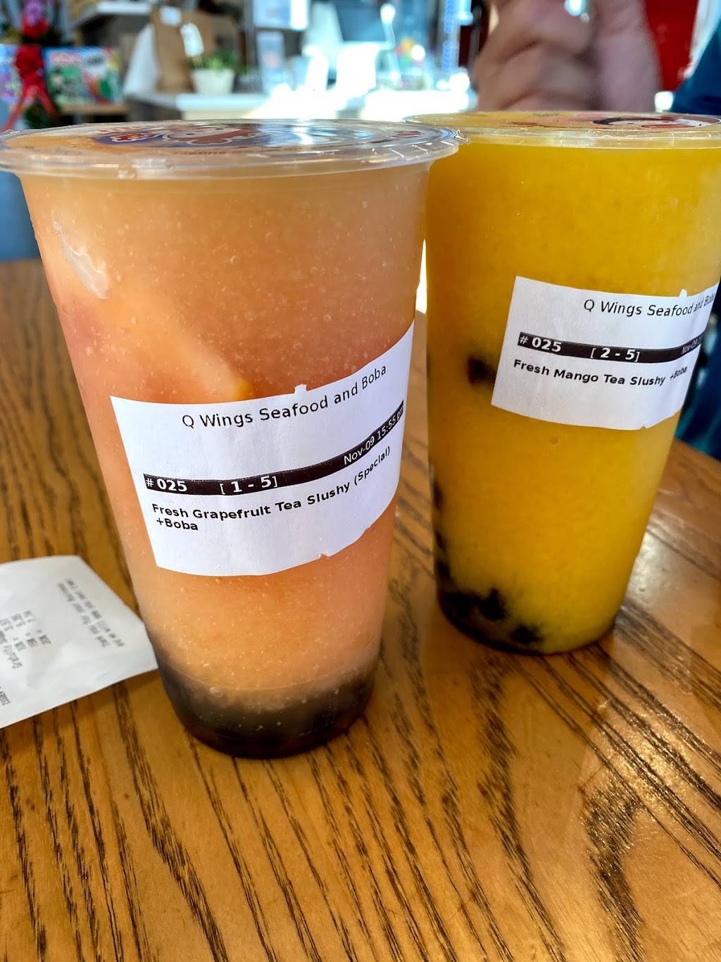 Q Wings, Seafood, & Boba | restaurant | 6715 Bissonnet St #500, Houston, TX 77074, USA | 3462265863 OR +1 346-226-5863