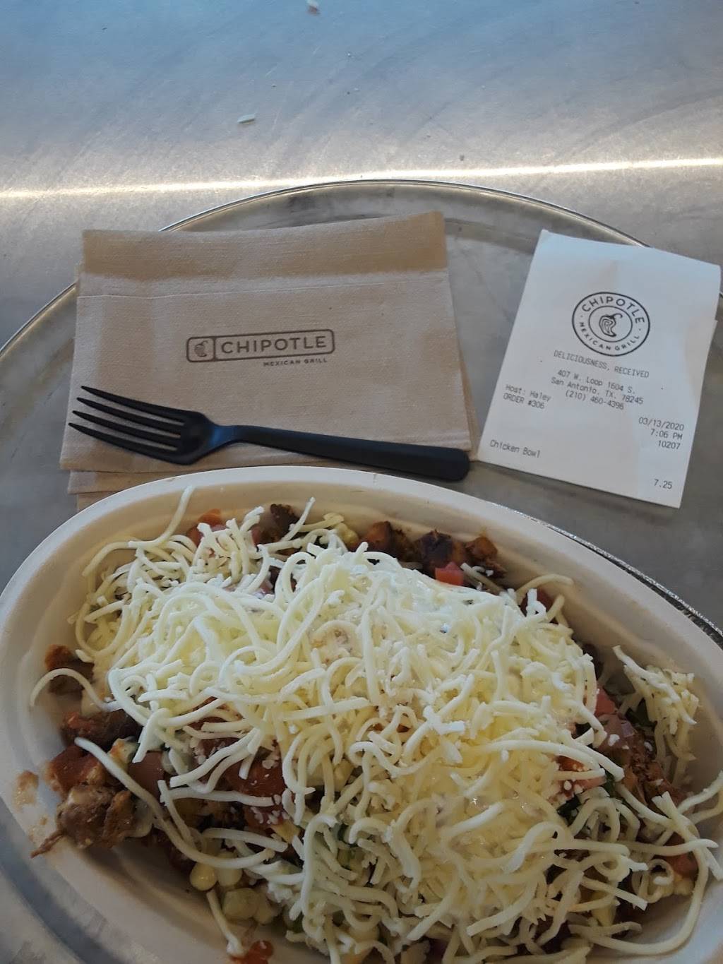 Chipotle Mexican Grill | restaurant | 407 W. Loop 1604 S, Ste 101, San Antonio, TX 78245, USA | 2104604396 OR +1 210-460-4396