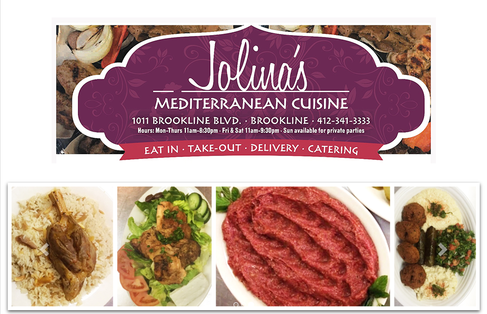 Jolinas Mediterranean Cuisine | restaurant | 1011 Brookline Blvd, Pittsburgh, PA 15226, USA | 4123413333 OR +1 412-341-3333