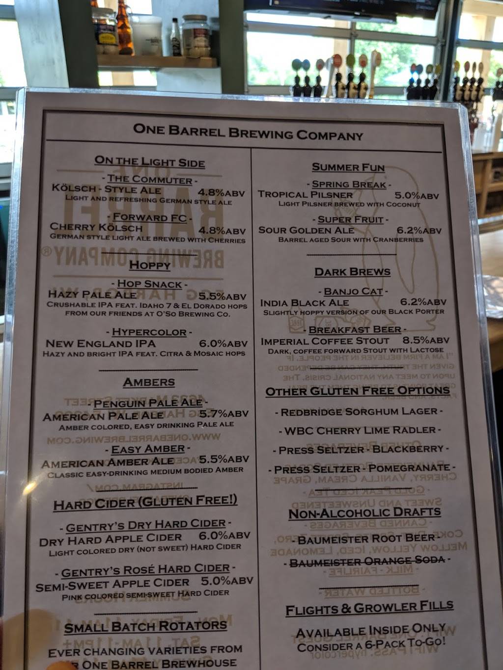 Wild Tomato Pizza @ One Barrel Brewing | meal takeaway | 4633 Market St, Egg Harbor, WI 54209, USA | 9208689453 OR +1 920-868-9453