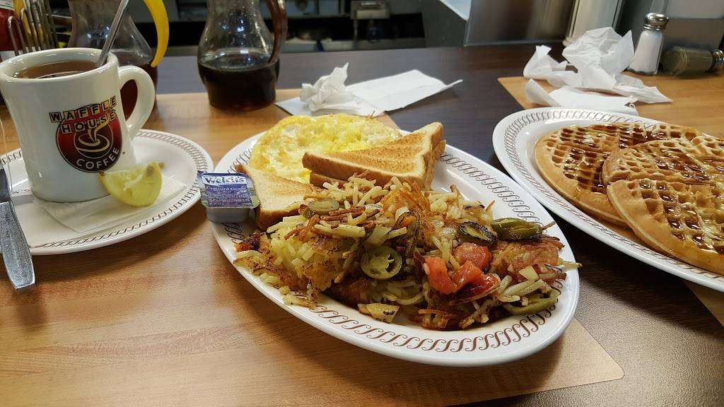 Waffle House | meal takeaway | 318 Harding Pl, Nashville, TN 37211, USA | 6158337388 OR +1 615-833-7388