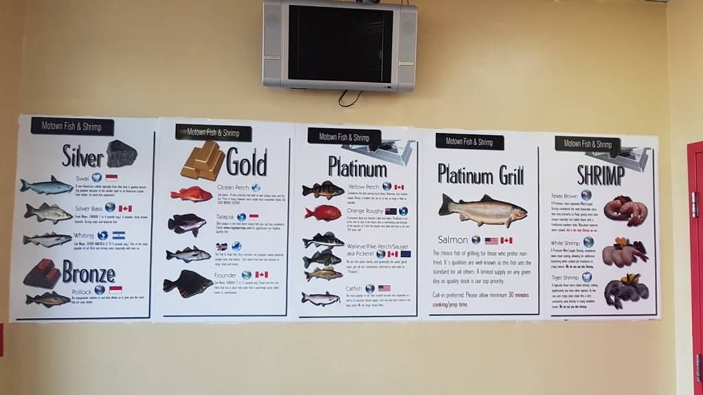 Motown Fish & Shrimp | meal takeaway | 36529 S Gratiot Ave, Clinton Twp, MI 48035, USA | 5867901010 OR +1 586-790-1010