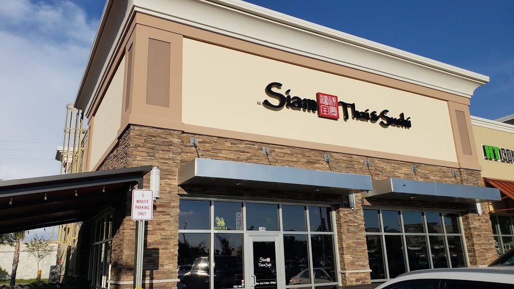 Siam Thai & Sushi | restaurant | 5460 E Bay Dr suite 100, Clearwater, FL 33764, USA | 7272210808 OR +1 727-221-0808