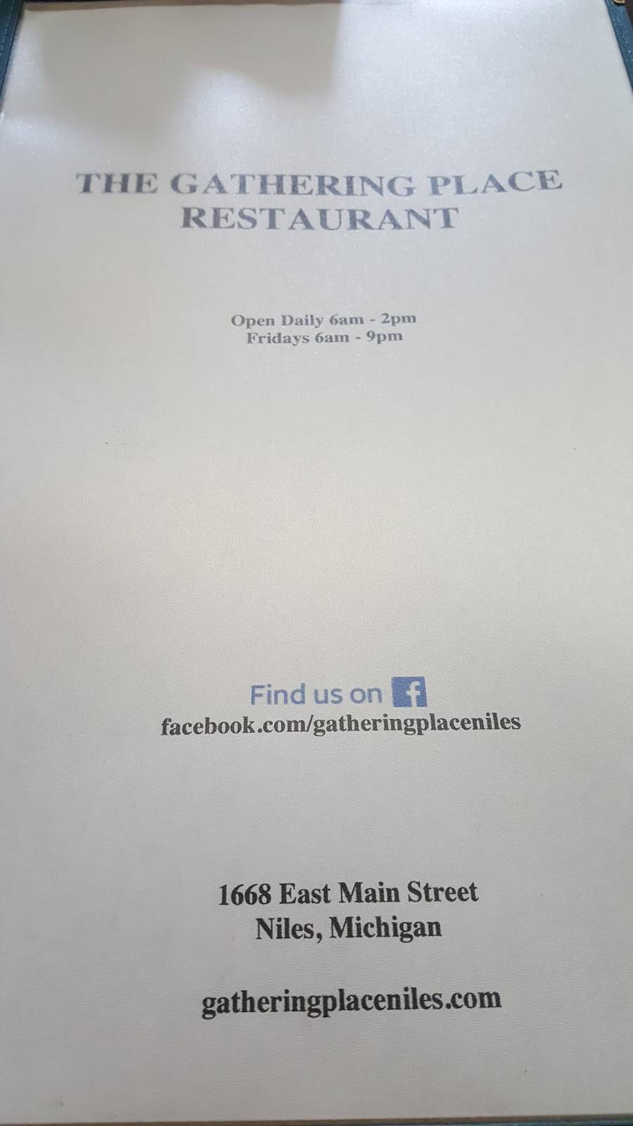 The Gathering Place Restaurant | restaurant | 407 3rd St, Howe, IN 46746, USA | 2605623584 OR +1 260-562-3584