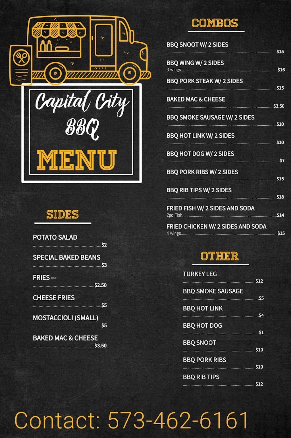 Capital City BBQ, LLC | restaurant | Parking, 718 W Stadium Blvd, Jefferson City, MO 65109, USA | 5737976304 OR +1 573-797-6304