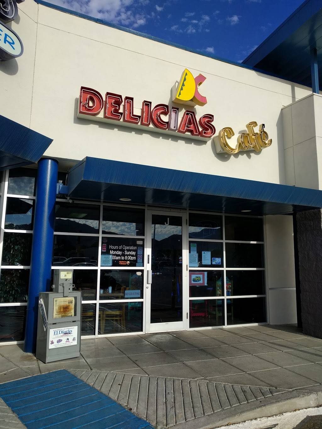 Delicias Cafe | restaurant | 865 N Resler Dr J, El Paso, TX 79912, USA | 9152319757 OR +1 915-231-9757