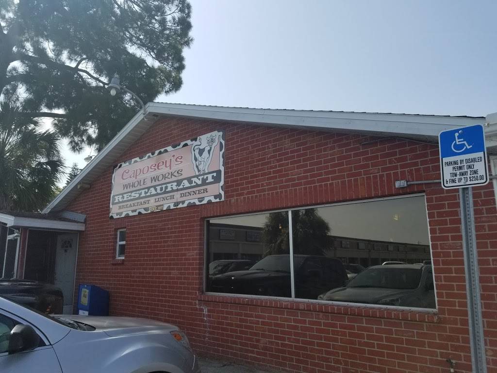 Caposeys Whole Works Restaurant | restaurant | 5250 Green Key Rd, New Port Richey, FL 34652, USA | 7278424307 OR +1 727-842-4307