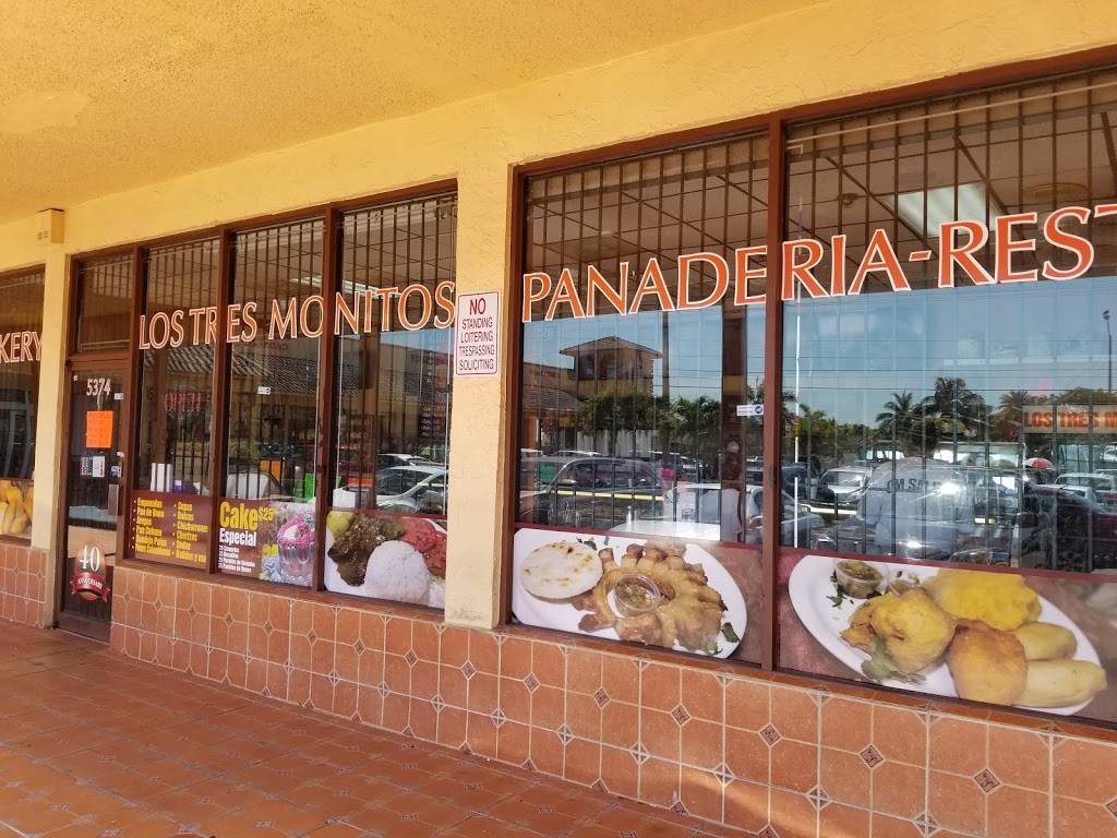 Tres Monitos Bakery | bakery | 5374 W 12th Ave, Hialeah, FL 33012, USA | 3055561321 OR +1 305-556-1321