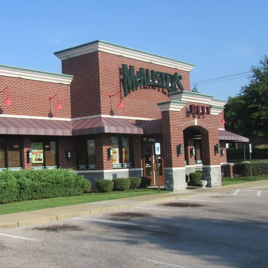 McAlisters Deli | restaurant | 3855 Hacks Cross Rd, Memphis, TN 38125, USA | 9018816068 OR +1 901-881-6068