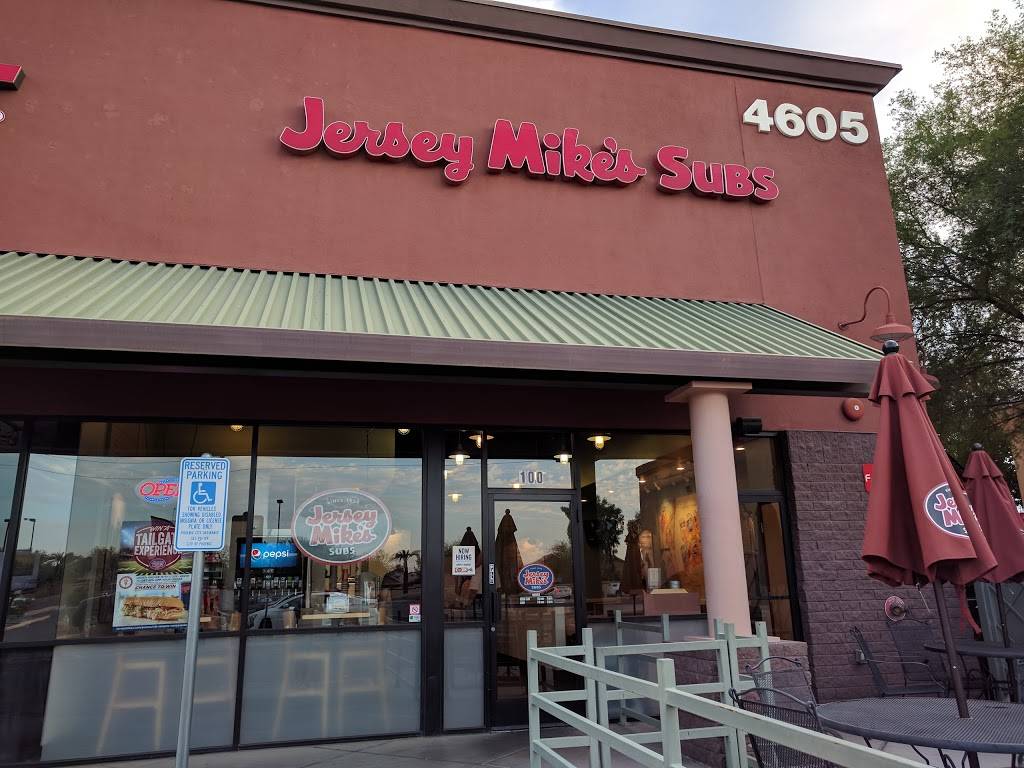 Jersey Mikes Subs | meal takeaway | 4605 E Chandler Blvd #100, Phoenix, AZ 85048, USA | 4807536453 OR +1 480-753-6453