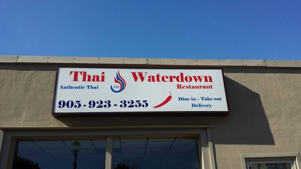 Thai Waterdown | restaurant | 1-287 Dundas St E, Waterdown, ON L0R 2H6, Canada | 9059233255 OR +1 905-923-3255