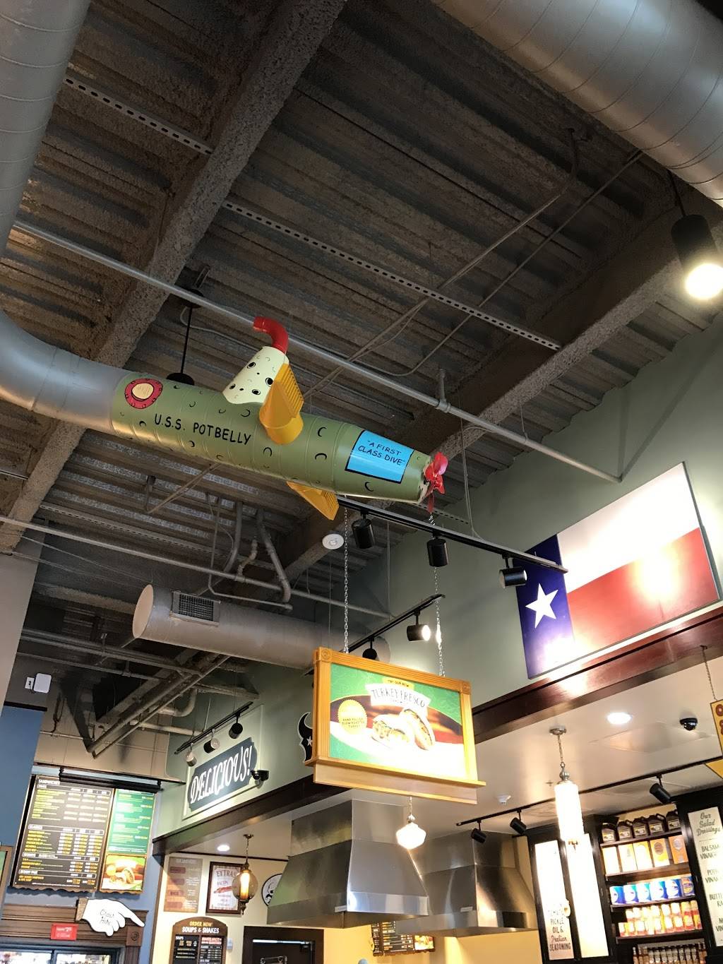 Potbelly Sandwich Shop | restaurant | 947 Gessner Rd, Houston, TX 77024, USA | 7133436042 OR +1 713-343-6042