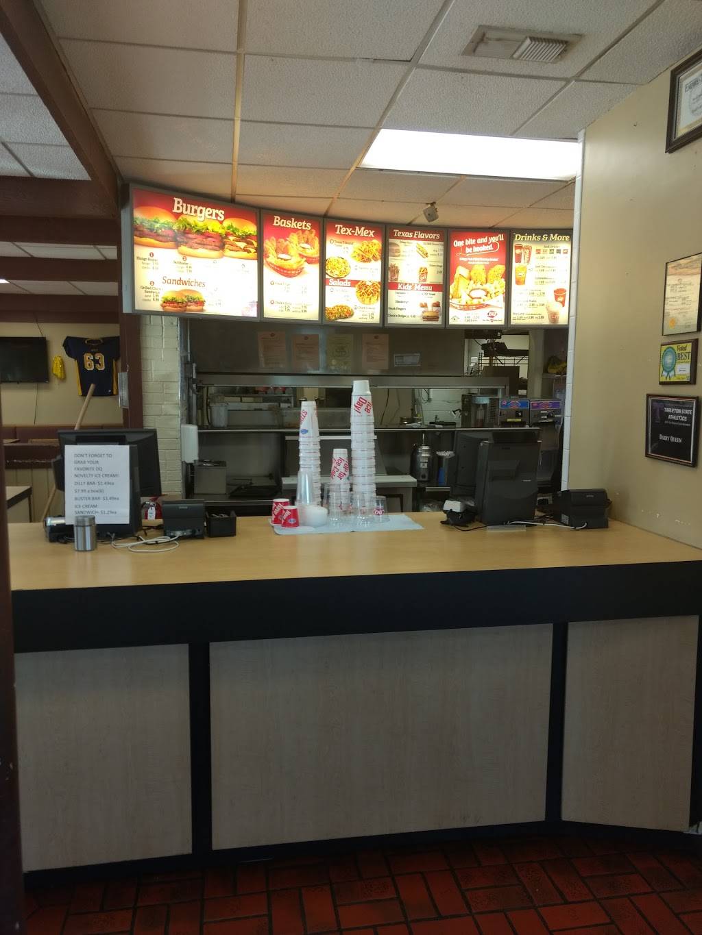 Dairy Queen Store | restaurant | 1601 W Washington St, Stephenville, TX 76401, USA | 2549682106 OR +1 254-968-2106