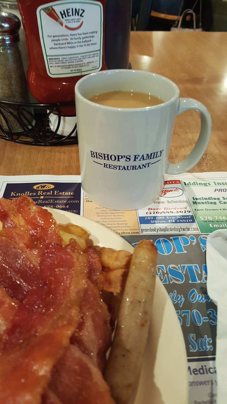 Bishops | restaurant | 319 Main St, Ulster, PA 18850, USA | 5703583455 OR +1 570-358-3455