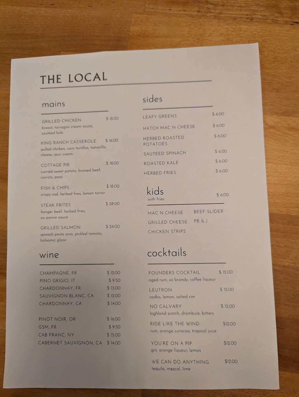 The Local | restaurant | 9901 Brodie Ln #120, Austin, TX 78748, USA | 5122228564 OR +1 512-222-8564