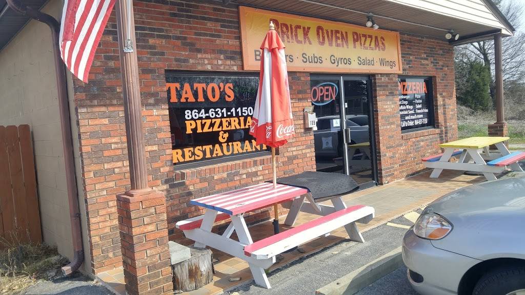 Tatos Pizzeria | restaurant | 109 Miller Rd, Mauldin, SC 29662, USA | 8646311150 OR +1 864-631-1150