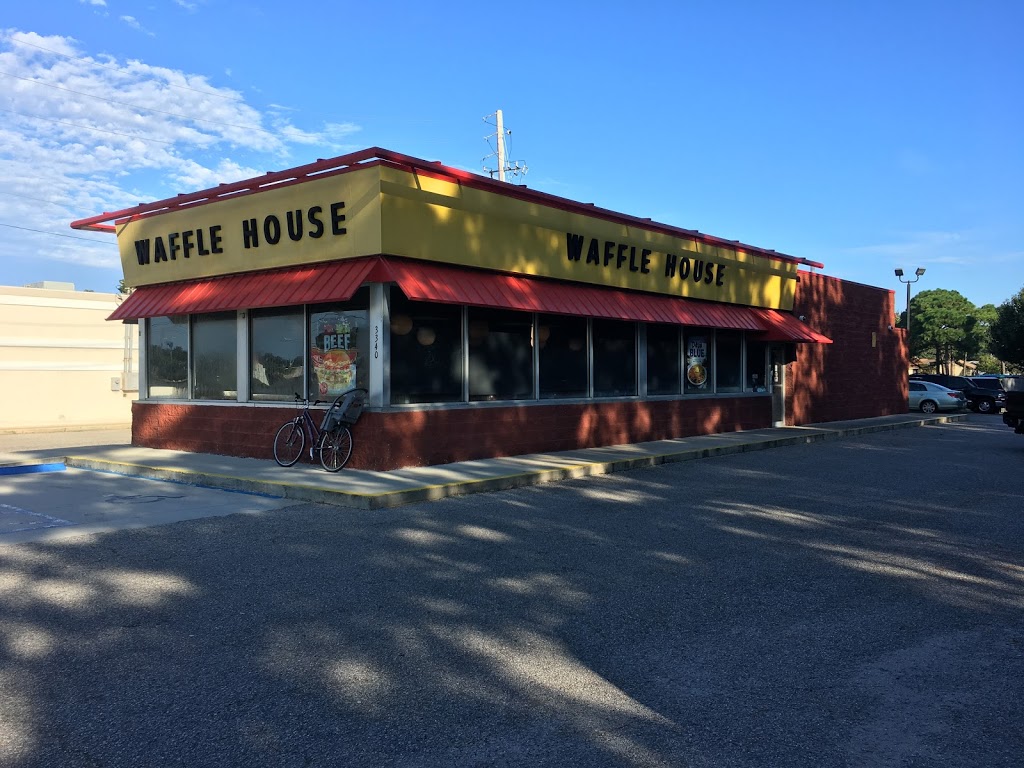 Waffle House | meal takeaway | 3340 Gulf Breeze Pkwy, Gulf Breeze, FL 32563, USA | 8509340403 OR +1 850-934-0403