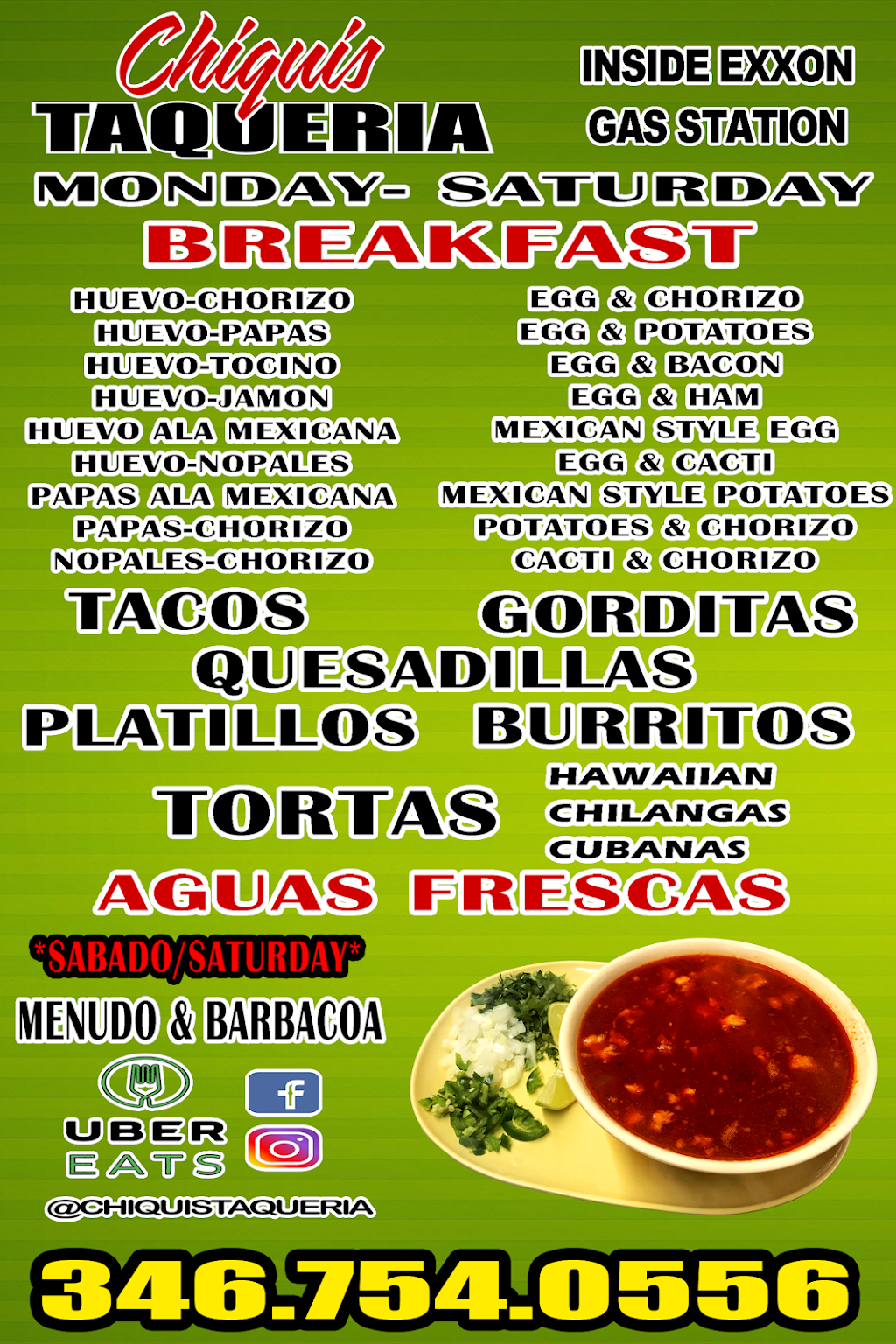 Chiquis Taqueria 2 | restaurant | 21411 Clay Rd B, Katy, TX 77449, USA | 3467540556 OR +1 346-754-0556