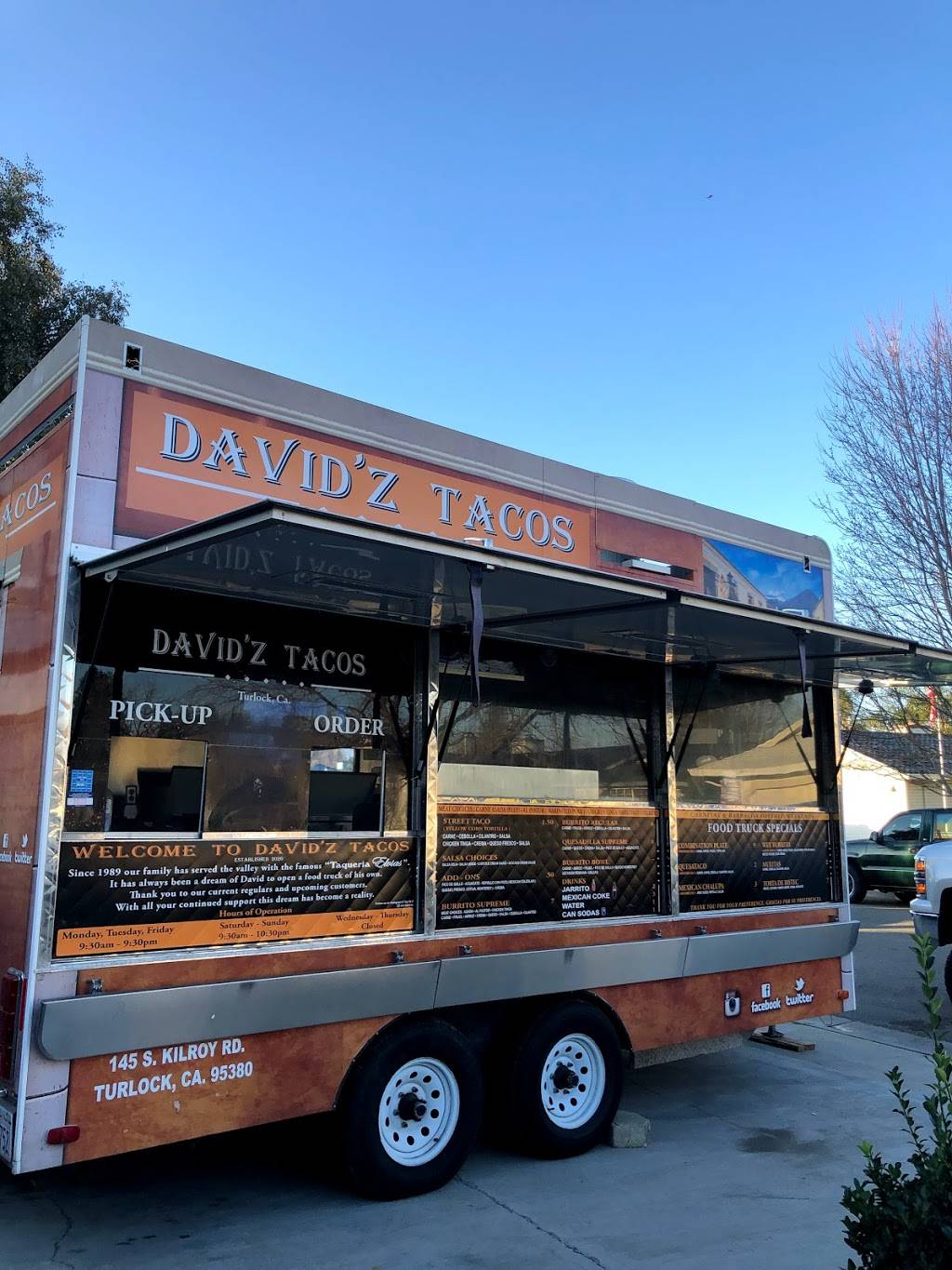 David’z Tacos | restaurant | 1030 East Ave, Turlock, CA 95380, USA | 2096260654 OR +1 209-626-0654