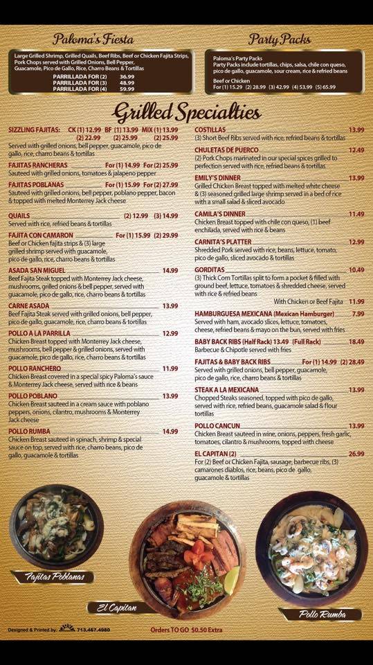 Hacienda Palomas Mexican Restaurant | restaurant | 4580 Kingwood Dr, Kingwood, TX 77345, USA | 2813187192 OR +1 281-318-7192