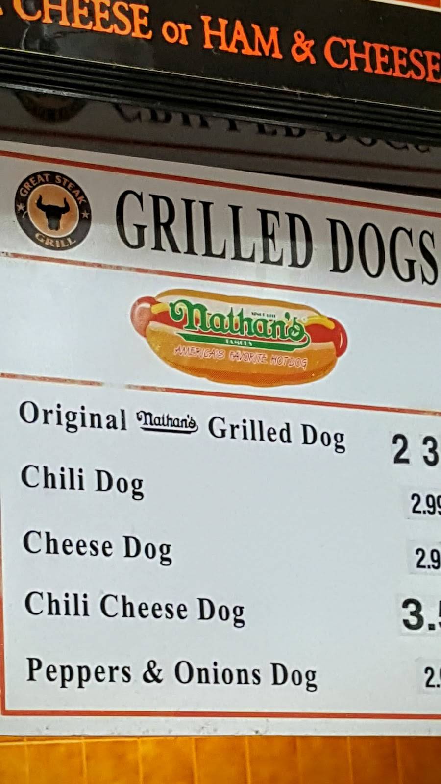 Great Steak Grill | meal takeaway | Grand Central Mall, Vienna, WV 26105, USA | 3044288889 OR +1 304-428-8889