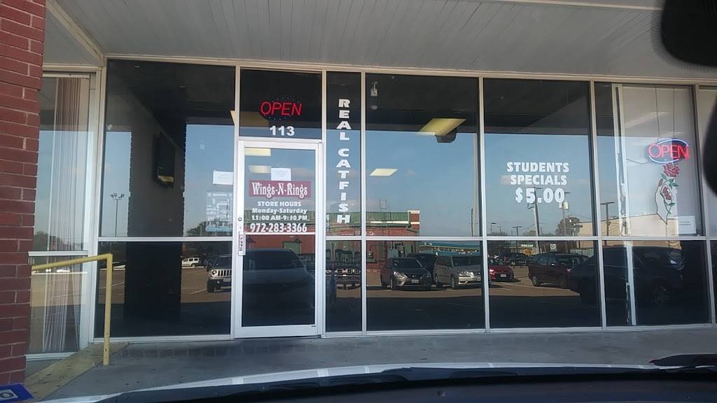WINGS-N-RINGS | restaurant | 111 S Cedar Ridge Dr #113, Duncanville, TX 75116, USA | 9722833366 OR +1 972-283-3366