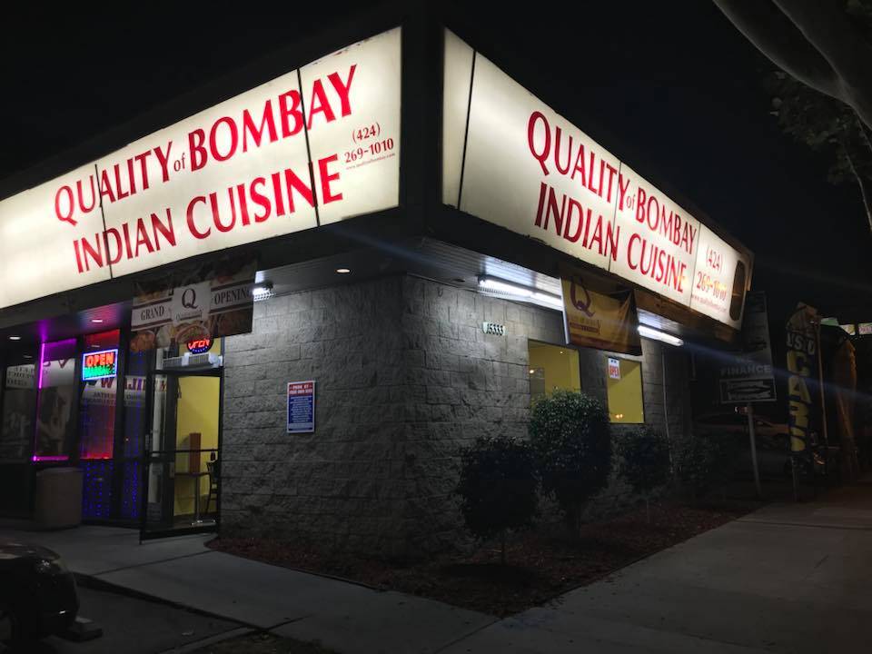 Quality Of Bombay | restaurant | 15333 Hawthorne Blvd, Lawndale, CA 90260, USA | 4242691010 OR +1 424-269-1010