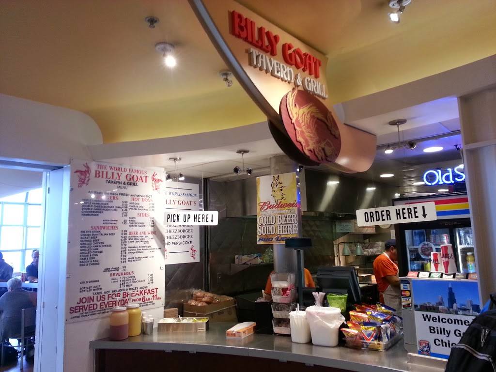 Billy Goat | restaurant | West OHare Avenue Terminal 1, Concourse C, Chicago, IL 60666, USA | 7734629368 OR +1 773-462-9368