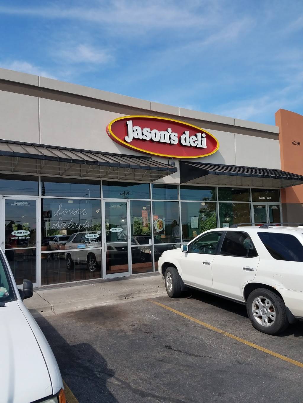 Jasons Deli | restaurant | 4236 Northwest Expy Ste 120, Oklahoma City, OK 73116, USA | 4058101800 OR +1 405-810-1800