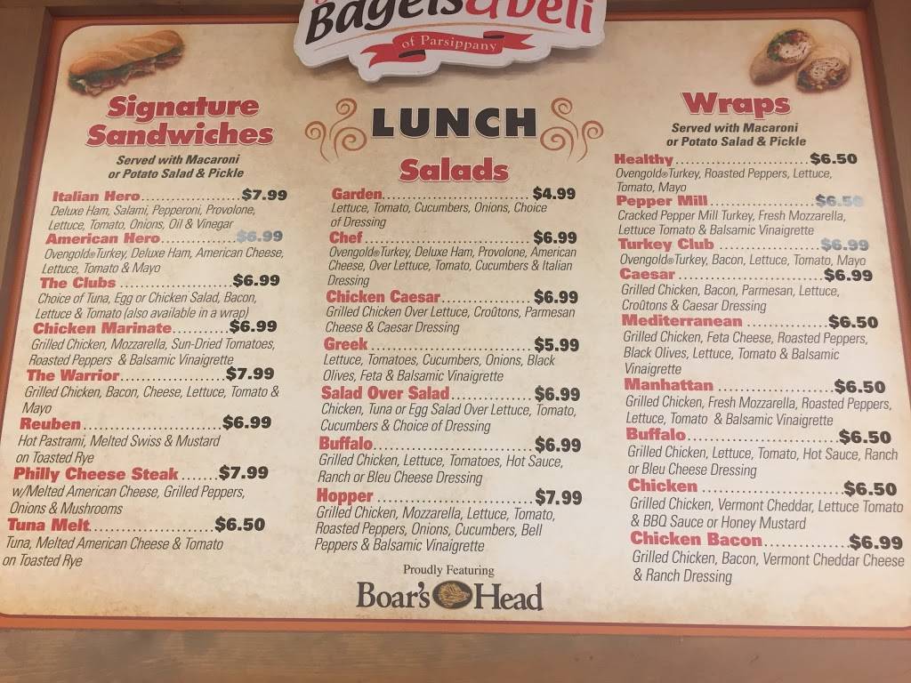 Hot Bagels & Deli | restaurant | 131 New Rd, Parsippany, NJ 07054, USA | 9733962297 OR +1 973-396-2297