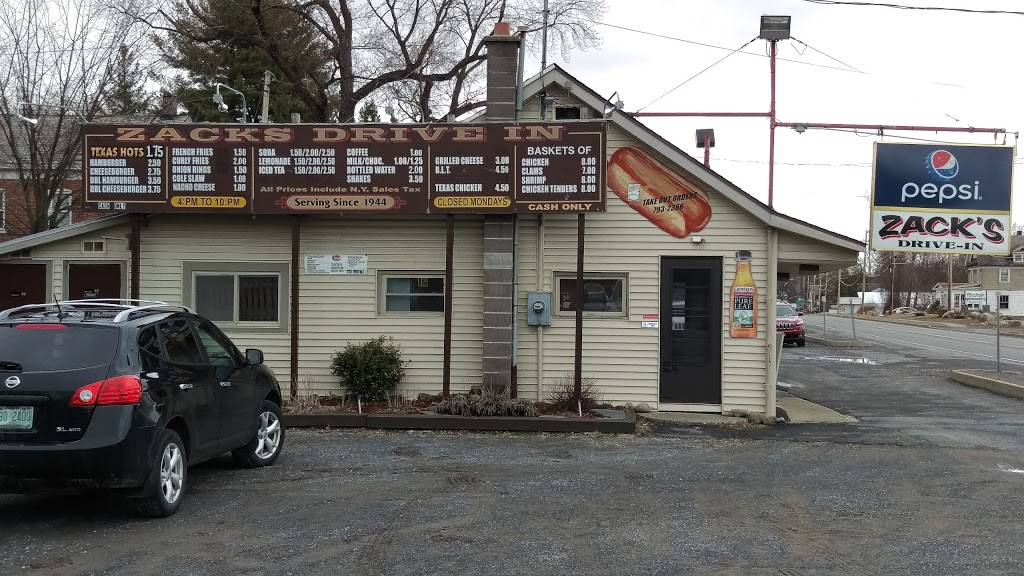 Zacks Drive In | restaurant | 152 River St, Hudson Falls, NY 12839, USA | 5187932366 OR +1 518-793-2366