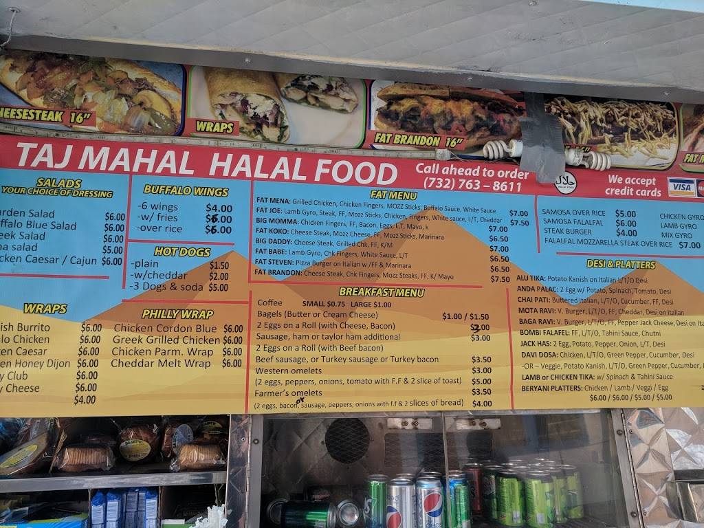 Taj Mahal Food Truck | restaurant | 110 Warren St, Newark, NJ 07102, USA | 7327638611 OR +1 732-763-8611